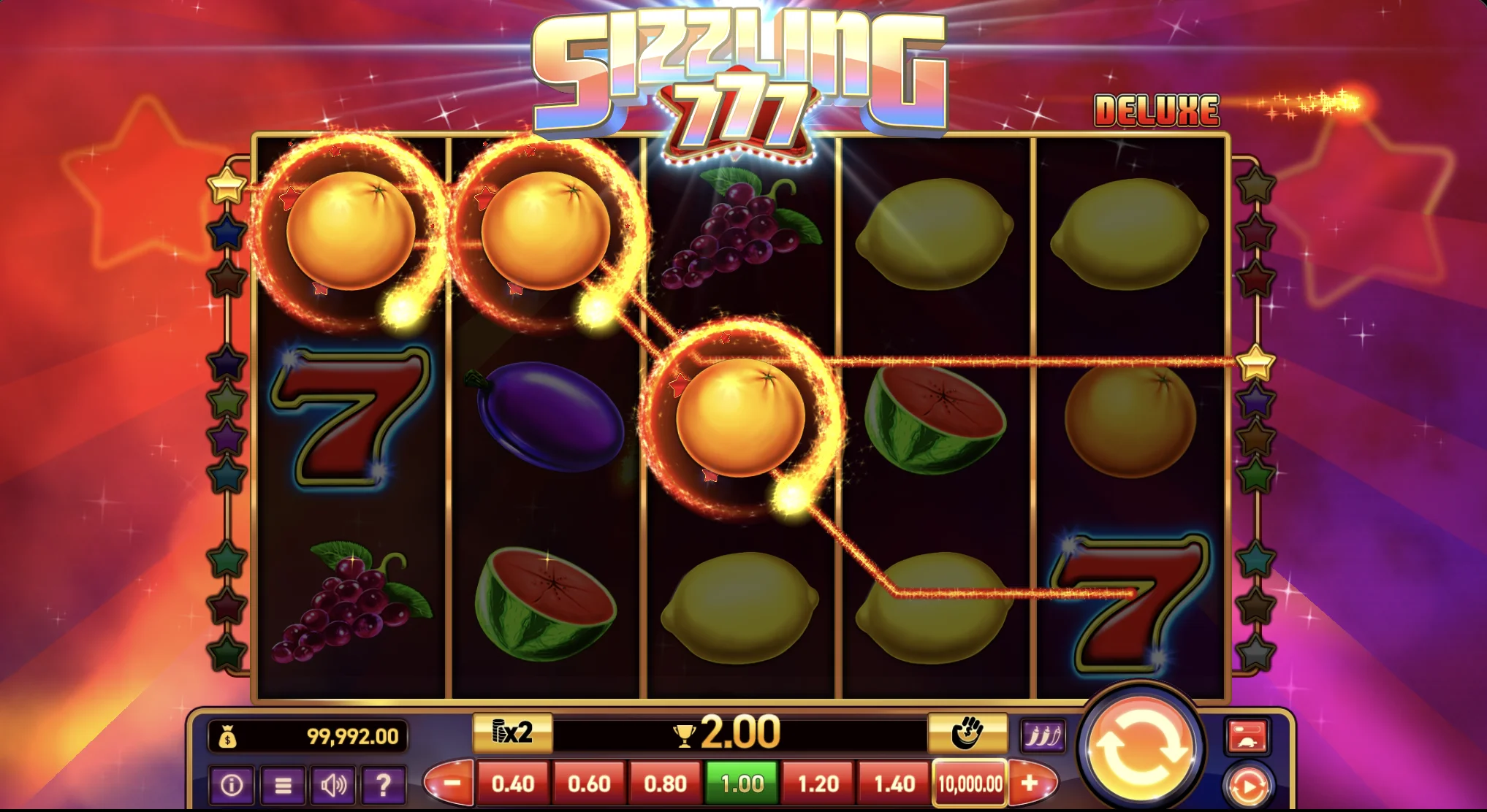 Sizzling 777 Deluxe слот